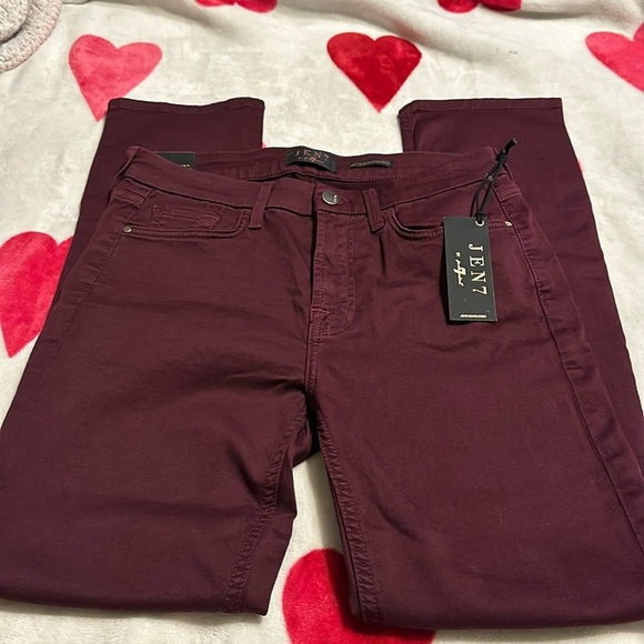 NWT Jen7 Slim Straight 7 for all mankind* Pant 6 Petite - Picture 8 of 16
